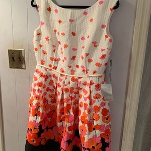 Tahari Women White Casual Dress